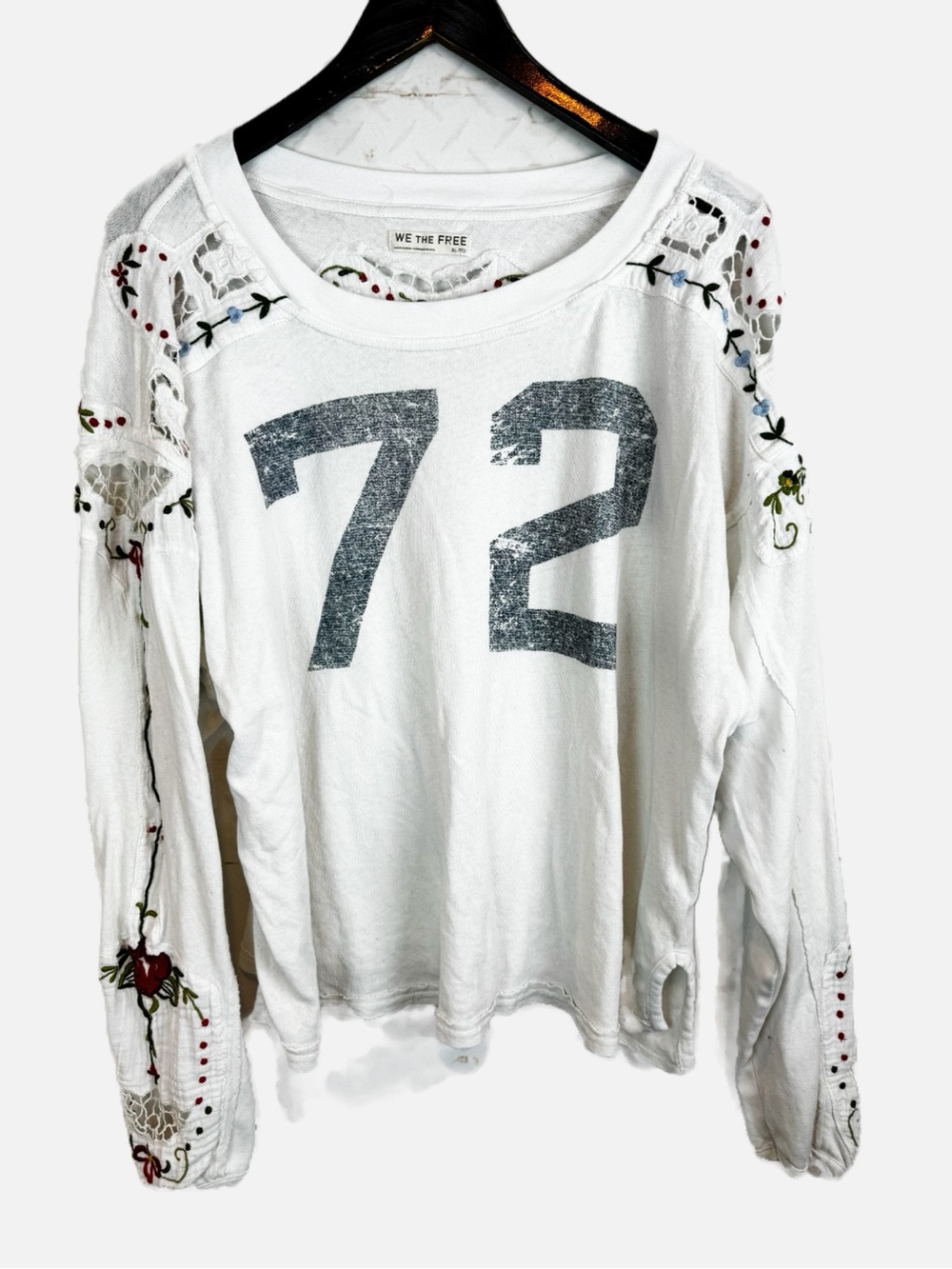 We the Free | 72 Embroidered Long Sleeve Top, XL